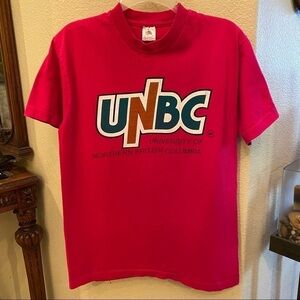Vintage UNBC Pink T-Shirt Size Medium